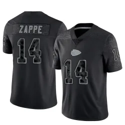 Kansas City Chiefs Youth Limited Black Reflective Jersey (14 Bailey Zappe)