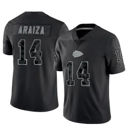 Kansas City Chiefs Youth Limited Black Reflective Jersey (14 Matt Araiza)