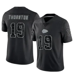 Kansas City Chiefs Youth Limited Black Reflective Jersey (19 Tyquan Thornton)
