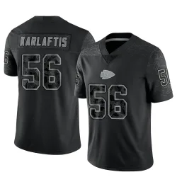 Kansas City Chiefs Youth Limited Black Reflective Jersey (56 George Karlaftis)