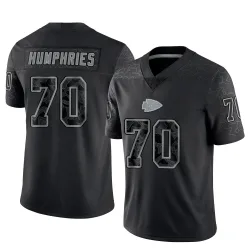 Kansas City Chiefs Youth Limited Black Reflective Jersey (70 D.J. Humphries)