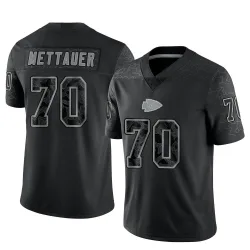 Kansas City Chiefs Youth Limited Black Reflective Jersey (70 McKade Mettauer)