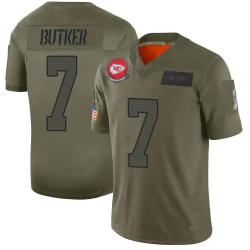 Kansas City Chiefs Youth Limited Camo 2019 Salute to Service Jersey (7 Harrison Butker)