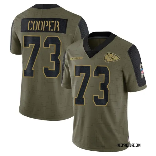 Kansas City Chiefs Youth Limited Olive 2021 Salute To Service Jersey (73 Dalton Cooper)