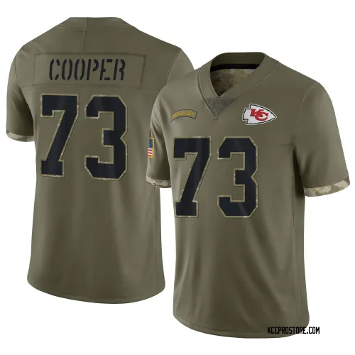 Kansas City Chiefs Youth Limited Olive 2022 Salute To Service Jersey (73 Dalton Cooper)