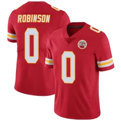 Kansas City Chiefs Youth Limited Red Team Color Vapor Untouchable Jersey (0 Janarius Robinson)