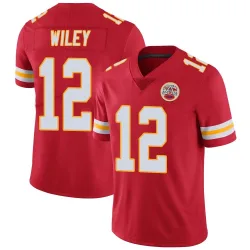Kansas City Chiefs Youth Limited Red Team Color Vapor Untouchable Jersey (12 Jared Wiley)