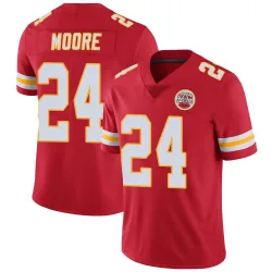 Kansas City Chiefs Youth Limited Red Team Color Vapor Untouchable Jersey (24 Skyy Moore)