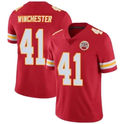 Kansas City Chiefs Youth Limited Red Team Color Vapor Untouchable Jersey (41 James Winchester)