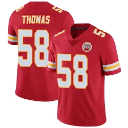 Kansas City Chiefs Youth Limited Red Team Color Vapor Untouchable Jersey (58 Derrick Thomas)