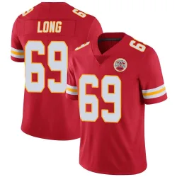 Kansas City Chiefs Youth Limited Red Team Color Vapor Untouchable Jersey (69 Kyle Long)