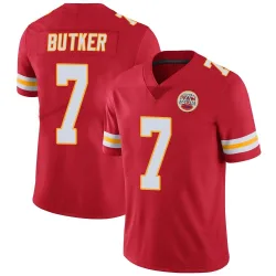 Kansas City Chiefs Youth Limited Red Team Color Vapor Untouchable Jersey (7 Harrison Butker)