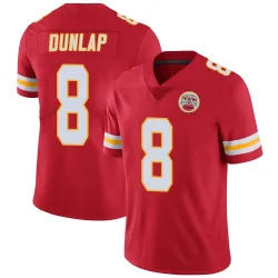 Kansas City Chiefs Youth Limited Red Team Color Vapor Untouchable Jersey (8 Carlos Dunlap)
