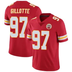 Kansas City Chiefs Youth Limited Red Team Color Vapor Untouchable Jersey (97 Ashton Gillotte)
