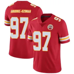 Kansas City Chiefs Youth Limited Red Team Color Vapor Untouchable Jersey (97 Felix Anudike-Uzomah)