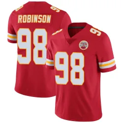 Kansas City Chiefs Youth Limited Red Team Color Vapor Untouchable Jersey (98 Janarius Robinson)
