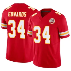 Kansas City Chiefs Youth Limited Red Vapor F.U.S.E. Jersey (34 Mike Edwards)