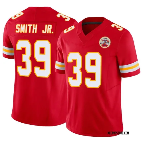 Kansas City Chiefs Youth Limited Red Vapor F.U.S.E. Jersey (39 Melvin Smith Jr.)