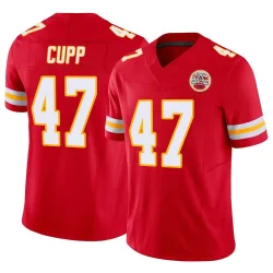 Kansas City Chiefs Youth Limited Red Vapor F.U.S.E. Jersey (47 Baylor Cupp)