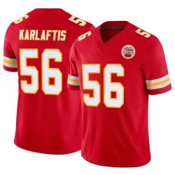 Kansas City Chiefs Youth Limited Red Vapor F.U.S.E. Jersey (56 George Karlaftis)