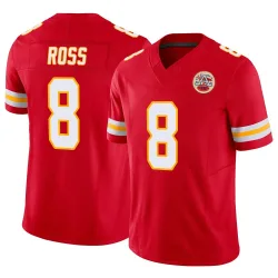 Kansas City Chiefs Youth Limited Red Vapor F.U.S.E. Jersey (8 Justyn Ross)