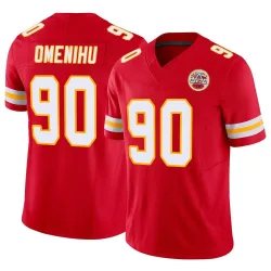 Kansas City Chiefs Youth Limited Red Vapor F.U.S.E. Jersey (90 Charles Omenihu)
