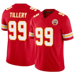 Kansas City Chiefs Youth Limited Red Vapor F.U.S.E. Jersey (99 Jerry Tillery)