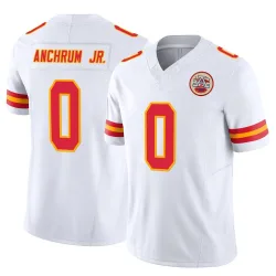 Kansas City Chiefs Youth Limited White Vapor F.U.S.E. Jersey (0 Tremayne Anchrum Jr.)
