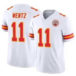 Kansas City Chiefs Youth Limited White Vapor F.U.S.E. Jersey (11 Carson Wentz)