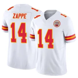 Kansas City Chiefs Youth Limited White Vapor F.U.S.E. Jersey (14 Bailey Zappe)