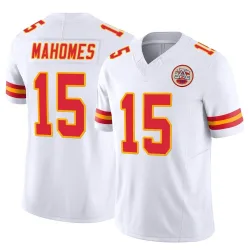 Kansas City Chiefs Youth Limited White Vapor F.U.S.E. Jersey (15 Patrick Mahomes)