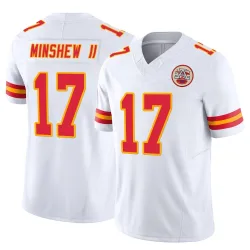 Kansas City Chiefs Youth Limited White Vapor F.U.S.E. Jersey (17 Gardner Minshew)