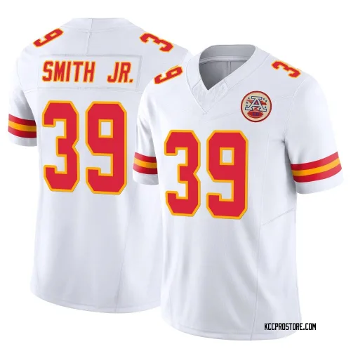 Kansas City Chiefs Youth Limited White Vapor F.U.S.E. Jersey (39 Melvin Smith Jr.)