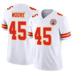 Kansas City Chiefs Youth Limited White Vapor F.U.S.E. Jersey (45 Isaiah Moore)