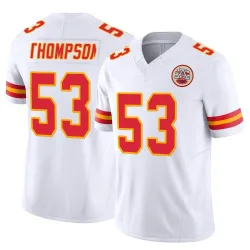 Kansas City Chiefs Youth Limited White Vapor F.U.S.E. Jersey (53 BJ Thompson)