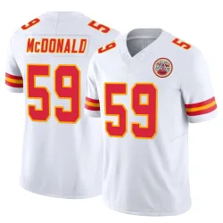 Kansas City Chiefs Youth Limited White Vapor F.U.S.E. Jersey (59 Cooper McDonald)