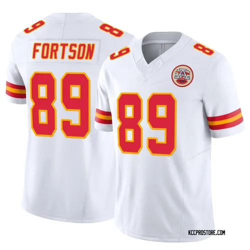 Kansas City Chiefs Youth Limited White Vapor F.U.S.E. Jersey (89 Jody Fortson)