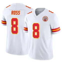 Kansas City Chiefs Youth Limited White Vapor F.U.S.E. Jersey (8 Justyn Ross)
