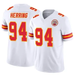 Kansas City Chiefs Youth Limited White Vapor F.U.S.E. Jersey (94 Malik Herring)