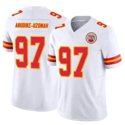 Kansas City Chiefs Youth Limited White Vapor F.U.S.E. Jersey (97 Felix Anudike-Uzomah)