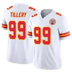 Kansas City Chiefs Youth Limited White Vapor F.U.S.E. Jersey (99 Jerry Tillery)