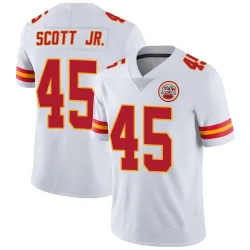 Kansas City Chiefs Youth Limited White Vapor Untouchable Jersey (45 Eric Scott Jr.)