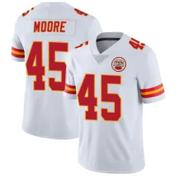 Kansas City Chiefs Youth Limited White Vapor Untouchable Jersey (45 Isaiah Moore)