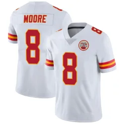 Kansas City Chiefs Youth Limited White Vapor Untouchable Jersey (8 Matt Moore)