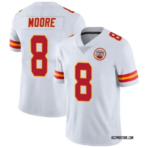 Kansas City Chiefs Youth Limited White Vapor Untouchable Jersey (8 Matt Moore)