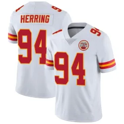 Kansas City Chiefs Youth Limited White Vapor Untouchable Jersey (94 Malik Herring)