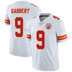 Kansas City Chiefs Youth Limited White Vapor Untouchable Jersey (9 Blaine Gabbert)